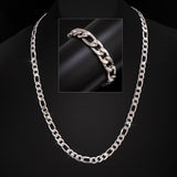 Ensemble Figaro Cartier L ( Chaîne+Gourmette)
