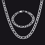 Ensemble Figaro Cartier L ( Chaîne+Gourmette)