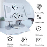 Support ergonomique bureau réglable 360 hauteur